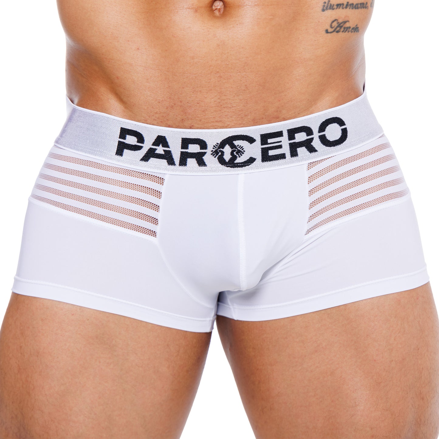 LATINO BOXER "LAURELES" MIT TRANSPARENTEM NETZ