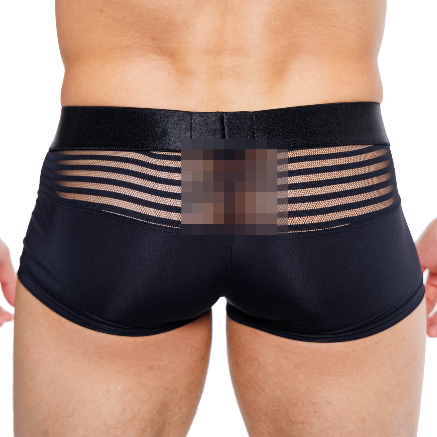 LATINO BOXER "LAURELES" MIT TRANSPARENTEM NETZ