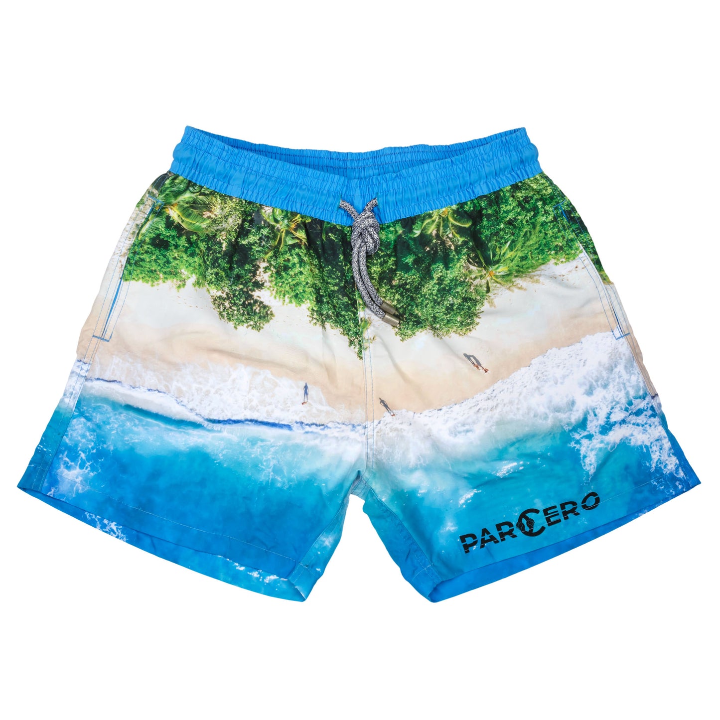 BADESHORTS ISLA DULCE MIT STRAND-FOTO
