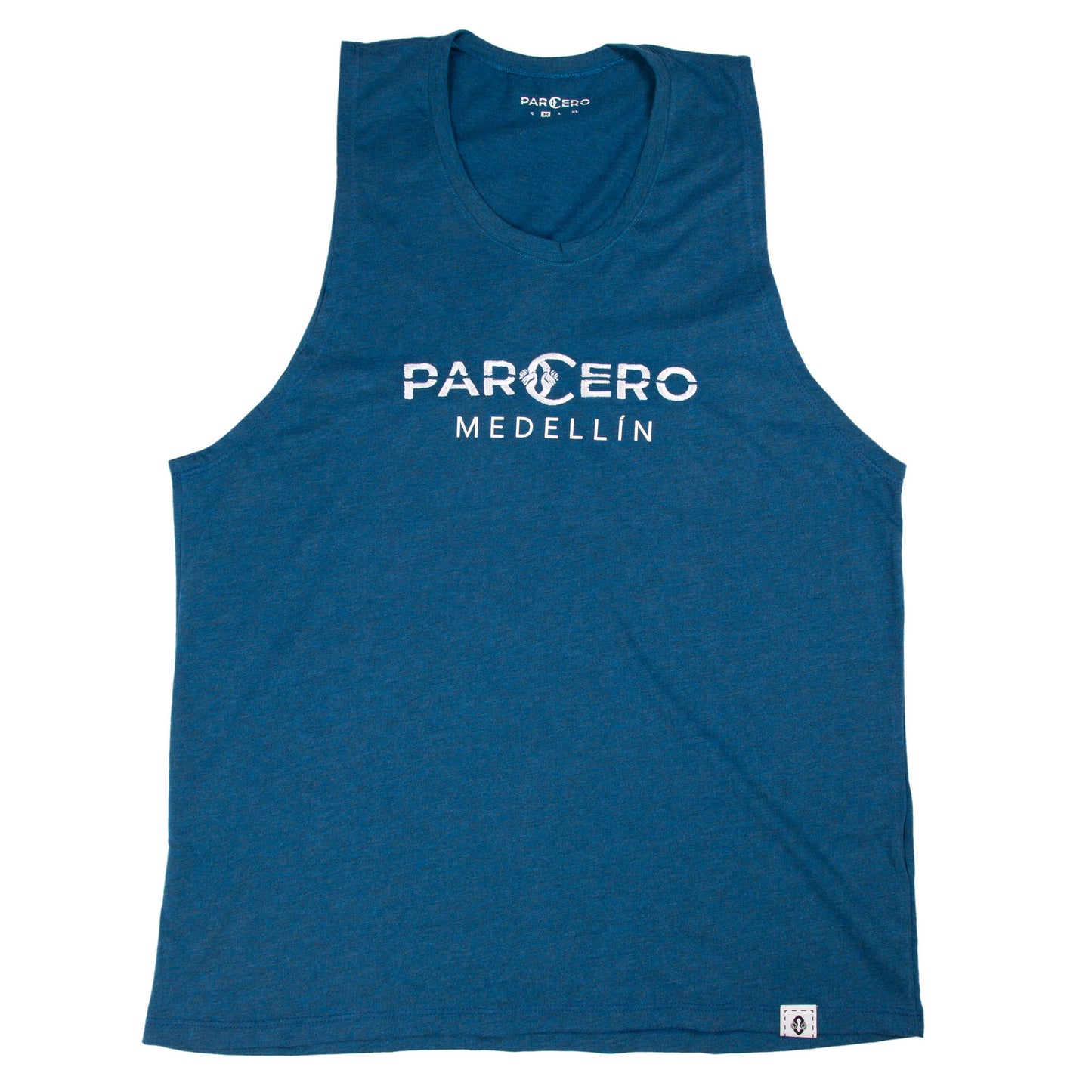MUSCLE SHIRT AUS PIMA BAUMWOLLE MIT GROSSEM LOGO