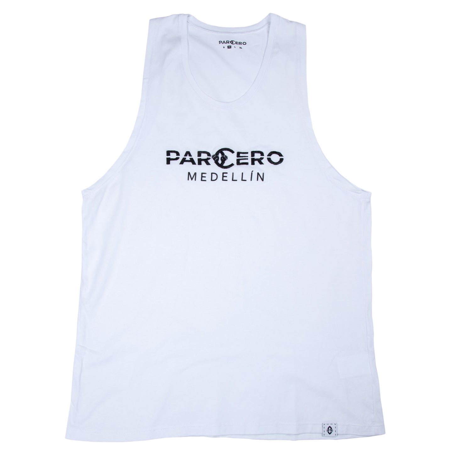 MUSCLE SHIRT AUS PIMA BAUMWOLLE MIT GROSSEM LOGO