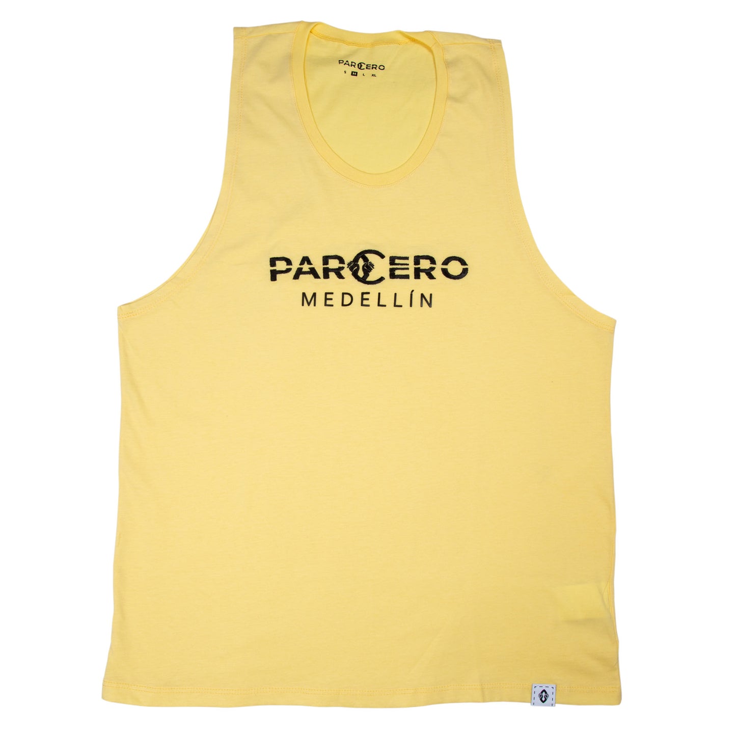 MUSCLE SHIRT AUS PIMA BAUMWOLLE MIT GROSSEM LOGO