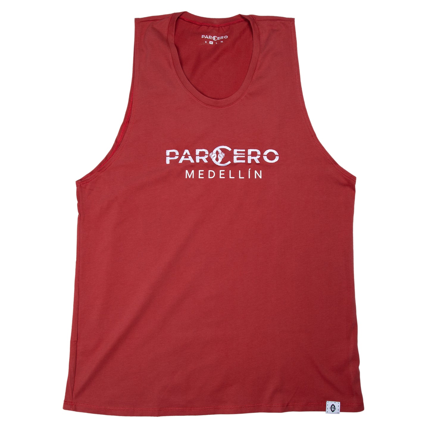 MUSCLE SHIRT AUS PIMA BAUMWOLLE MIT GROSSEM LOGO