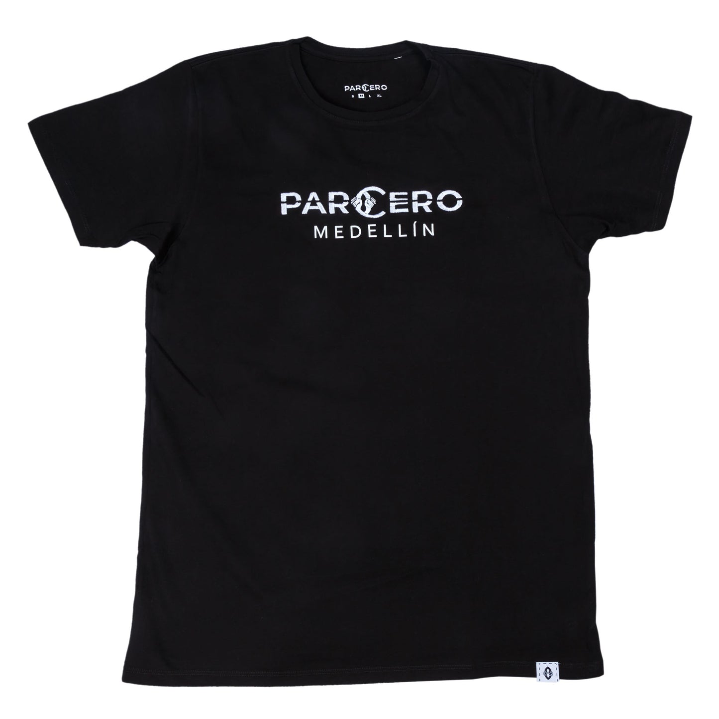 T-SHIRT AUS PIMA BAUMWOLLE MIT GROSSEM LOGO