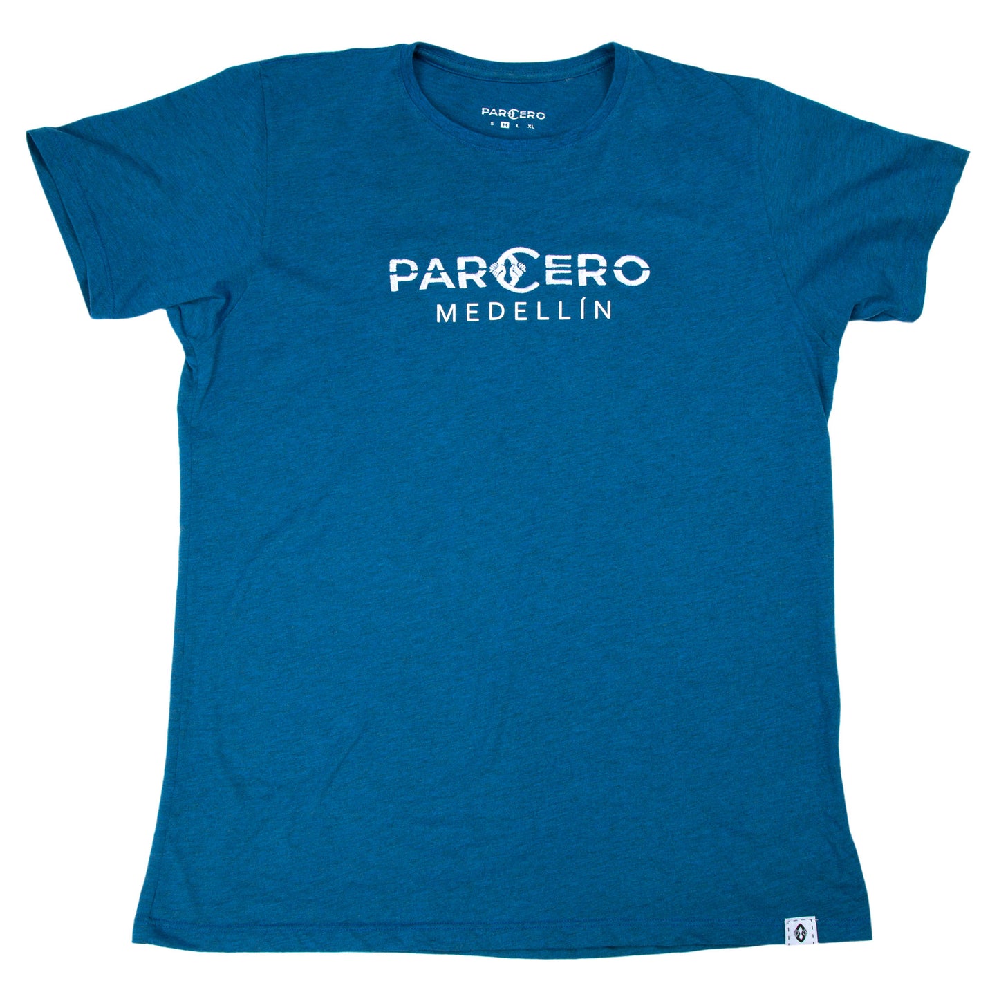 T-SHIRT AUS PIMA BAUMWOLLE MIT GROSSEM LOGO