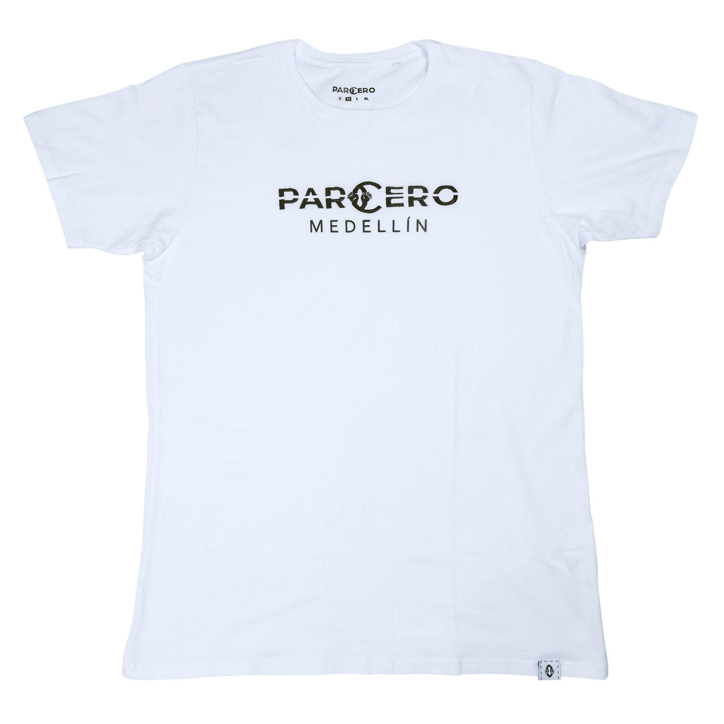 T-SHIRT AUS PIMA BAUMWOLLE MIT GROSSEM LOGO