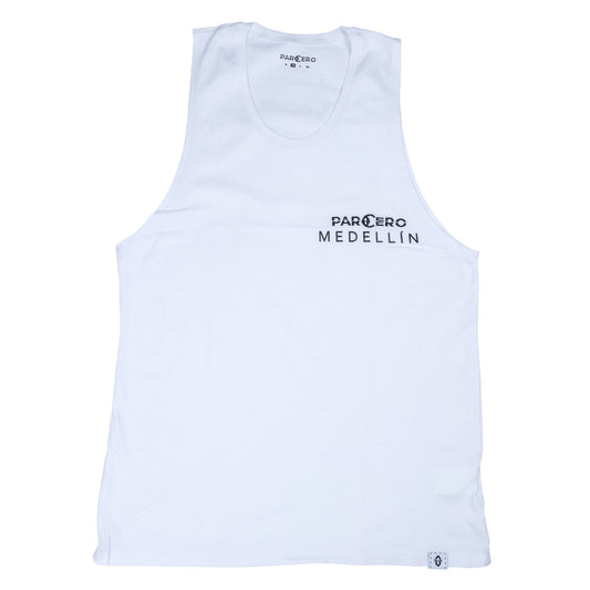MUSCLE SHIRT AUS PIMA BAUMWOLLE MIT KLEINEM LOGO